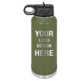 Personalized Polar Camel 32 oz Water Bottle With Straw - Custom Engraves